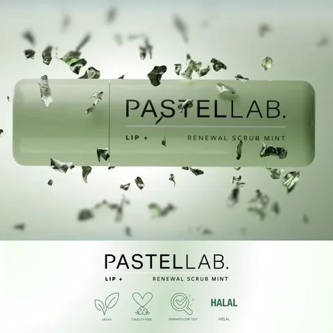 Pastellab. Lip Renewal Fresh Mint Scrub Renewing Lip Care Scrub