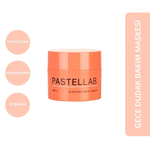 Маска для губ на ночь Персик от Pastellab
