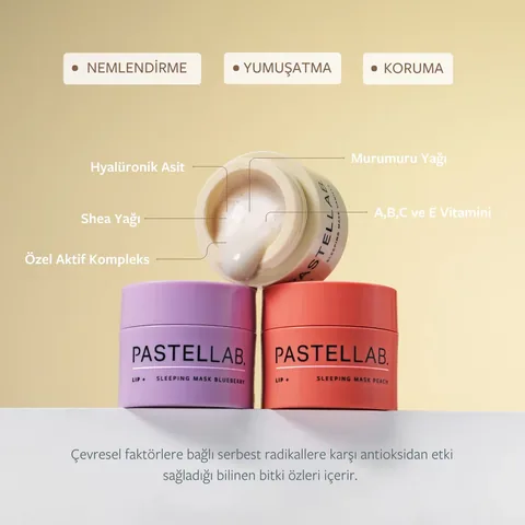 Pastellab. Lip Sleeping Mask Lip Care Mask Vanilla