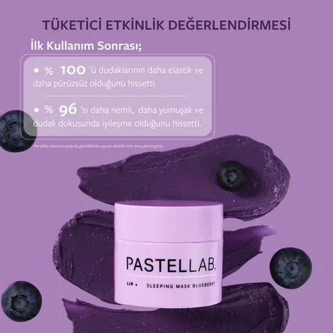 Pastellab. Lip Sleeping Mask Lip Care Mask Blueberry