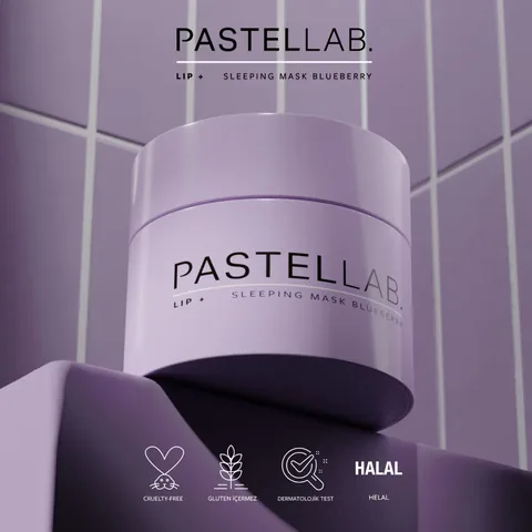Pastellab. Lip Sleeping Mask Lip Care Mask Blueberry