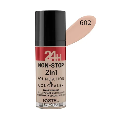 Pastel Profashion 2-in-1 Foundation & Concealer, 24H Haltbarkeit