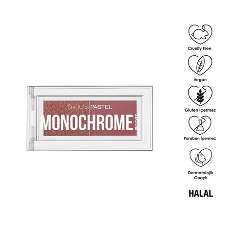 Show von Pastel Monochrome Duo Lidschattenpalette