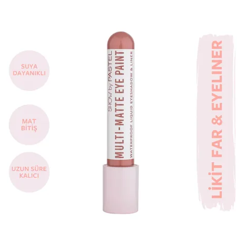Show By Pastel Multi-matte Eye Paint Waterproof Eyeshadow &amp; Liquid Eyeshadow And Matte Eyeliner 83 stylish