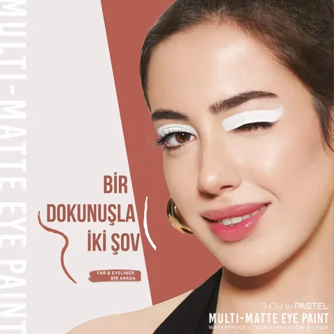 Show By Pastel Multi-matte Eye Paint Waterproof Eyeshadow & Liner Waterproof Matte Liquid Eyeshadow And Eyeliner 84 mood