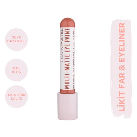 Show By Pastel Multi-matte Eye Paint Waterproof Eyeshadow & Liner Waterproof Matte Liquid Eyeshadow And Eyeliner 84 mood