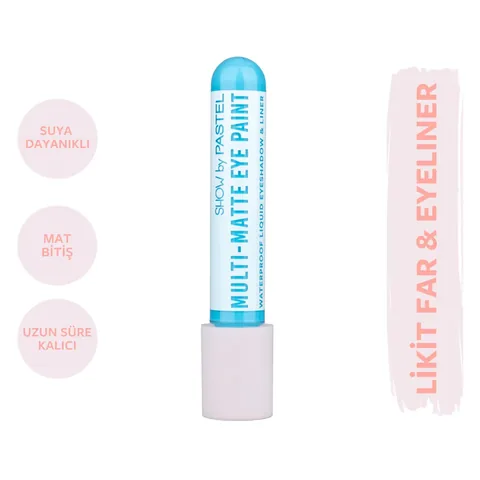 Show By Pastel Multi-matte Eye Paint Waterproof Eyeshadow &amp; Liner Waterproof Matte Liquid Eyeshadow And Eyeliner 87 nova