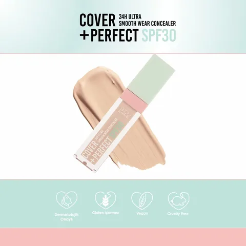 Show By Pastel Cover+perfect Concealer Spf30 ultra Concealer 302 light Rose