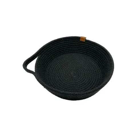Luna Cucina Schwarzer Jute-Organizer 21cm