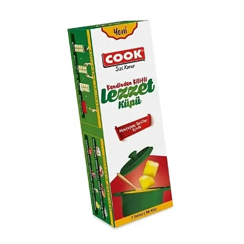 Cook مكعبات نكهة كوك ذاتية القفل 7 قطع