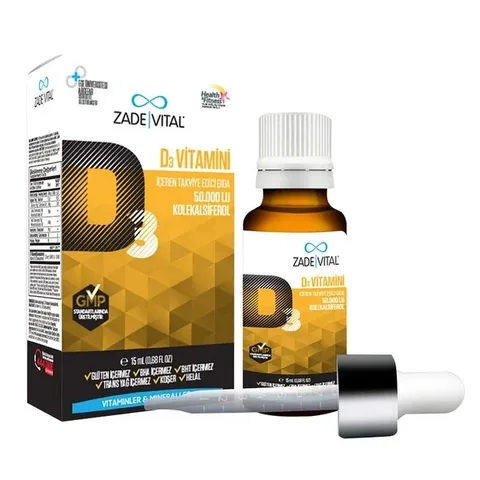 Zade Vital Vitamin D3 Tropfen 15 ml