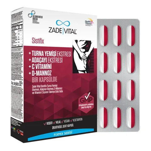 Zade Vital Sistifix Food Supplement 20 Capsules