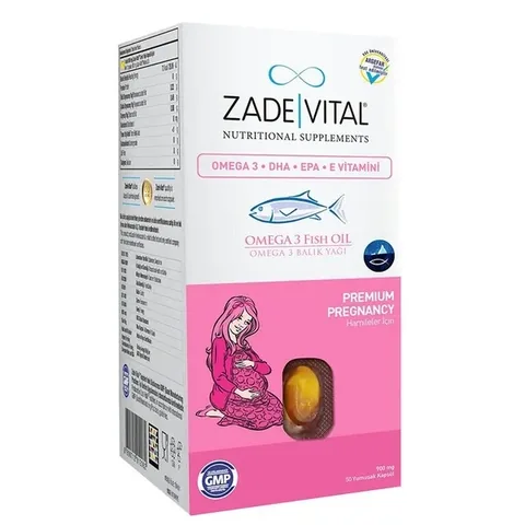 Zade Vital Omega 3 Fischölkapseln