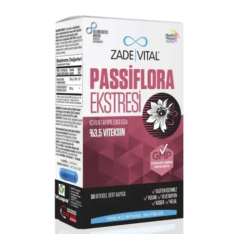 Экстракт пассифлоры Zade Vital 30 капсул