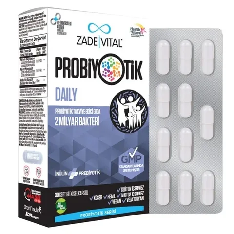 Zade Vital Probiotische Tageskapseln 30 Stück