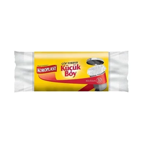 Koroplast 30 Stück Müllsäcke - Strapazierfähig & Auslaufsicher