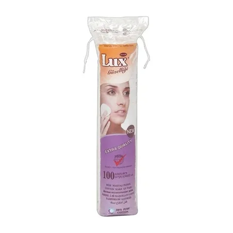 Lux Baumwoll-Make-up-Pads 100 Stück - Sanft, Rein & Konform