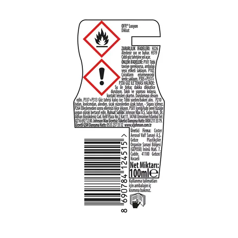 Off Aqua Sinekkovar 100ml Mückenspray