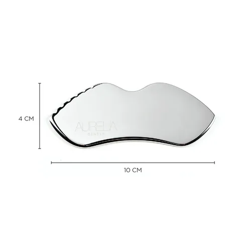 Aurelia Geneve Stainless Steel Gua Sha Tool for Skincare