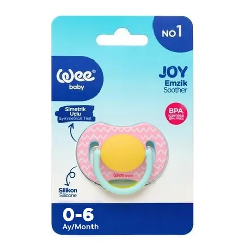 Соска Wee Baby Симметричный кончик Joy 0-6 месяцев 785