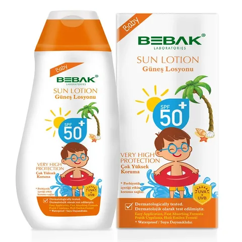 Солнцезащитный лосьон для детей SPF 50+ 200 мл от Bebak