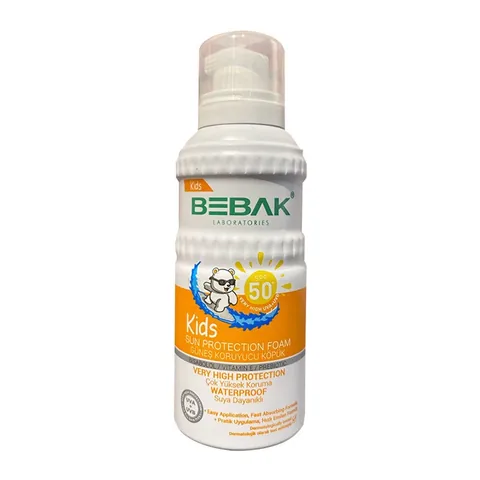 Bebak Baby Sonnencreme Schaum SPF50+ | Hoher Schutz 150ml