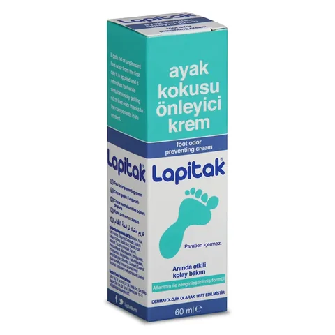 Lapitak Foot Odor Prevention Cream 60 ml