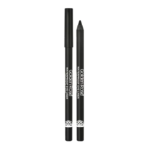 Golden Rose Waterproof Eyeliner Eye Pencil Ultra Black Longwear & Soft