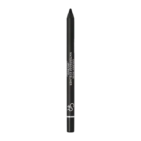Golden Rose Waterproof Eyeliner Eye Pencil Ultra Black Longwear & Soft