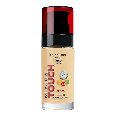 Golden Rose كريم أساس سائل مرطب من جولدن روز بعامل حماية من الشمس 20 رقم 108، قطعة واحدة