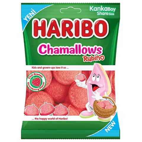 Haribo Chamallows Erdbeer-Marsmallows 70g