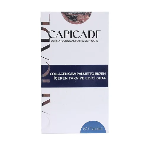 Capicade Kollagen Biotin & Sägepalme Nahrungsergänzung 60 Tabletten