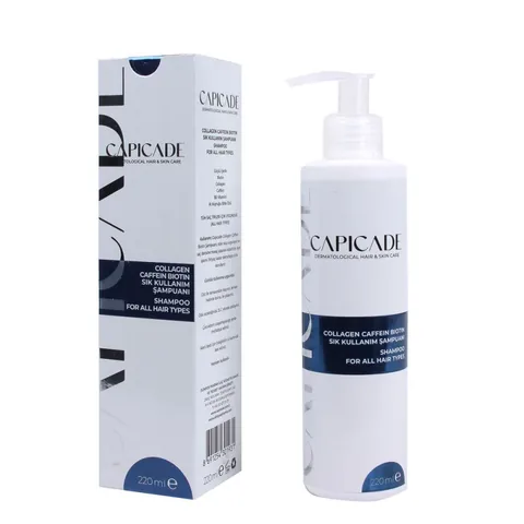 Capicade Häufige Anwendung Shampoo mit Kollagen, Koffein & Biotin