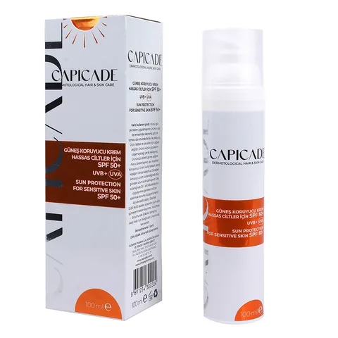 Capicade SPF 50+ Sunscreen Cream For Sensitive Skin 100 ml