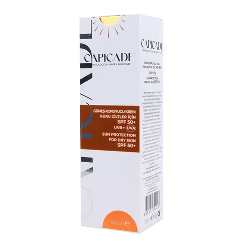 Крем для загара Capicade SPF 50+ для сухой кожи 100 мл