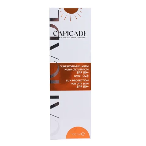 Крем для загара Capicade SPF 50+ для сухой кожи 100 мл