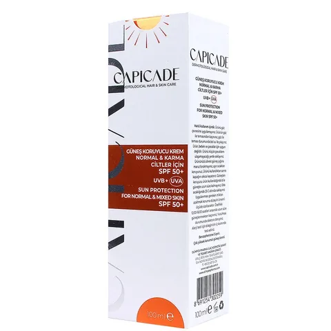 Capicade Sunscreen Cream Spf50+ 100 ml