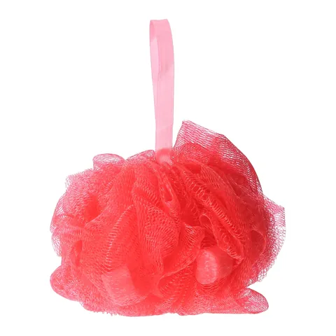 Miine Erdbeerseife mit Pompom-Luffa-Faser - Peeling-Reiniger