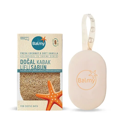 Мыло с волокном тыквы Balmy Natural Fresh Coco