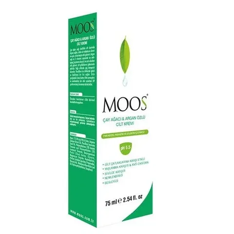 Moos Teebaum- und Arganöl Hautpflegecreme 75ml