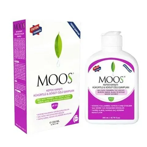 Moos Anti-Schuppen Shampoo mit Schwefel & Weidenextrakt 200ml