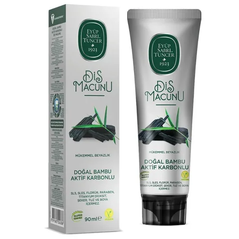 Eyüp Sabri Tuncer Natural Bamboo Activated Carbon Toothpaste 90 ml