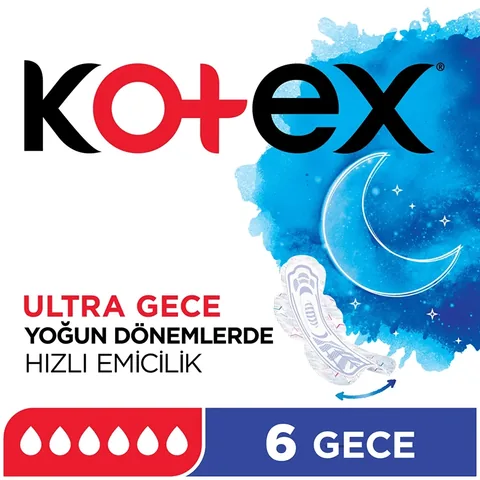 Kotex Ultra Nachtbinden - 6 Stück