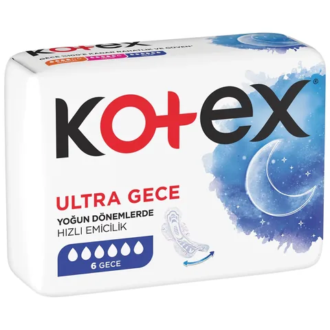 Kotex Ultra Night Fast Absorbent Pad 6 pcs