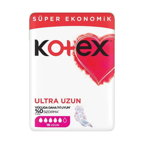 Kotex Ultra Long Hygienic Pads - 18 pcs