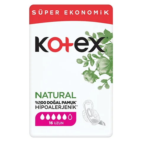 Kotex Natural Ultra Quadro Sanitary Pad Long 16 pcs