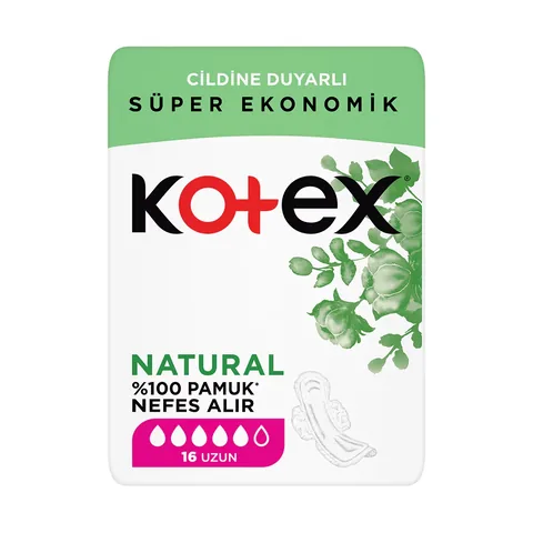 Kotex Natural Ultra Quadro Sanitary Pad Long 16 pcs