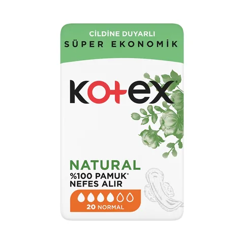 Kotex Natural Ultra Quadro Normal Hygienic Pads 20 pcs