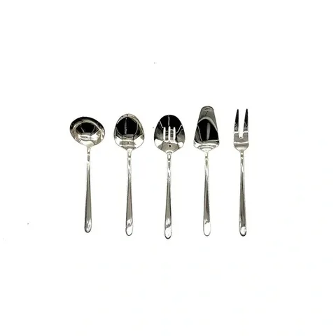 Набор для подачи Luna Cucina из 5 предметов с половником, безопасный для посудомоечной машины