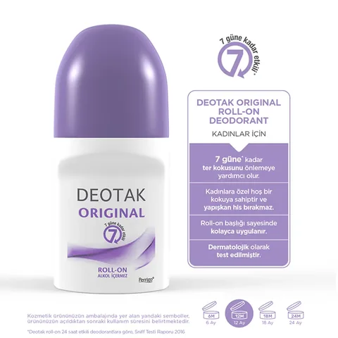 Deotak Deodorant Roll-On Original 35 ml